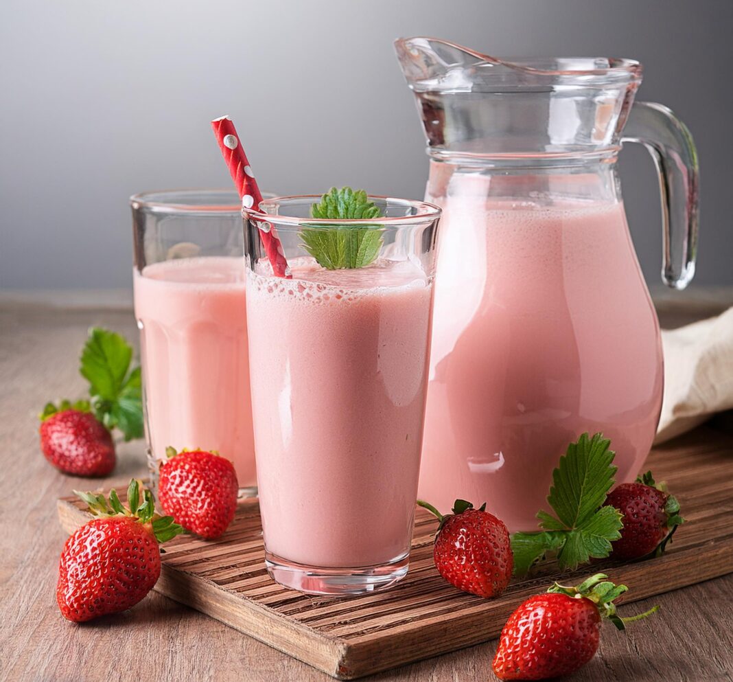 Strawberry milkshake