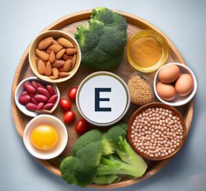 Vitamin E in food